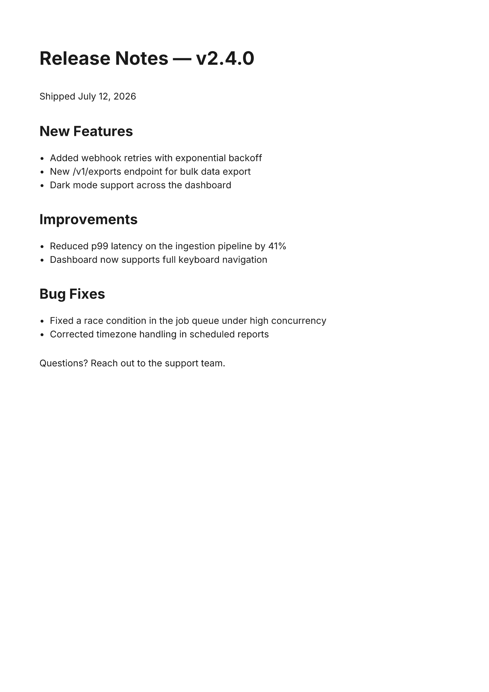 Markdown Report